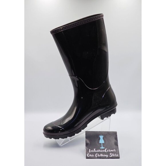 UGG Women's Eggplant Shaye Tall Glossy Waterproof Rain Boots Size 11 2519 - Picture 16 of 16